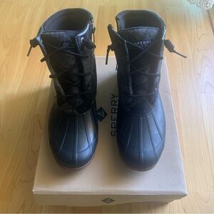 Sperry Syren Gulf Buffalo Check Boots Sz 8 New in Box